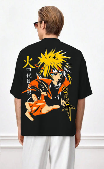 Oversized Drop Shoulder Printed T.shirt.