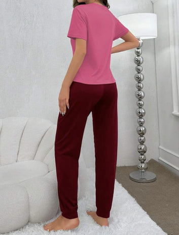 Night Wear for Women Night suit for girls and women, Sleeping Dress Girls Sleepwear Sexy Loungewear Sleeping Suit lingerie T shirt and Pajama ,Night Dress for girls and women