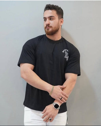 new stylish star printed dorp shoulder t.shirt for mens and boys casual wear.